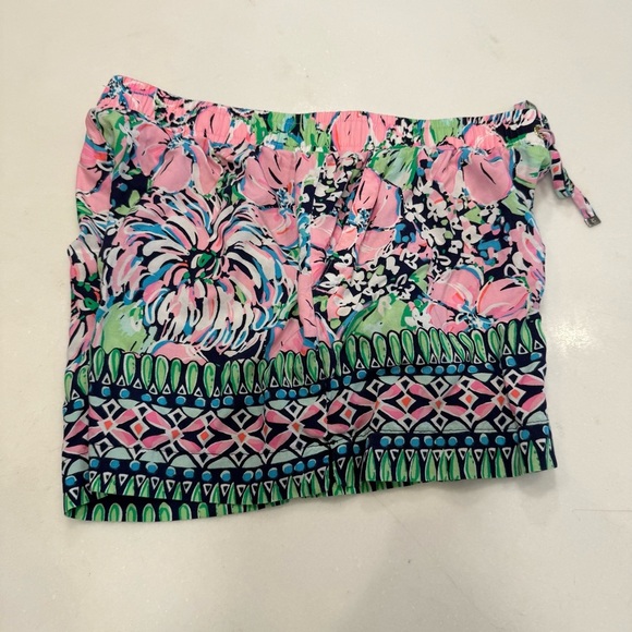 Lilly Pulitzer Katia 5” Short High Tide Navy Tall Order Engineered Sz XS - Picture 11 of 11